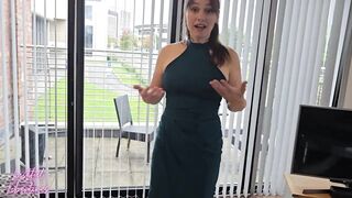 My tenant begged me not to cum inside her. She should have paid her rent!