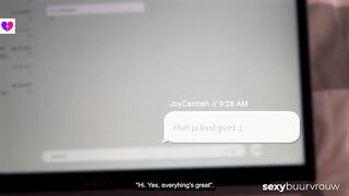 Dutch woman surprises husband with teen girl: SASHA + CARMEN JOY (NETHERLANDS) - SEXYBUURVROUW