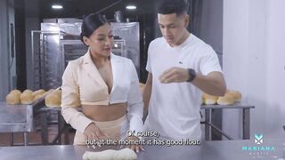 WOW the Baker Leaves my Ass Full of Cum & Max Betancur 2 - Mariana Martix