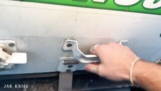 Jak Knife - Fucking a slutty client in my moving truck while on the job - Lana Smalls