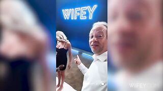 Frenchy And Bruce - MILF Gets Creampied In DP Gangbang