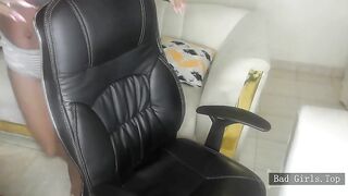 Big booty big boobs super slim ebony babe