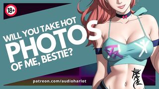 Helping Your Fitness Model Bestie Take Photos For A Competition (Audio Porn)