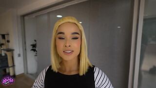 ANDROID 18 from DBZ loves to FUCK and swallow tons of CUM! POV