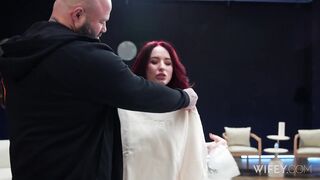 Wifey - Peach And Dan - Redheaded Hotwife Gets BBC Tag Teamed