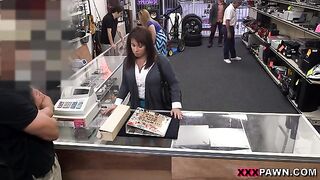 MILF Sells Her Husband's Stuff For Bail