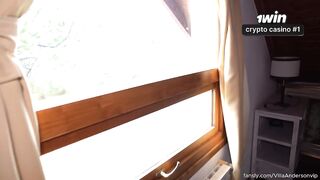 on an AIRBNB fucking the SINGLE GIRL - MILK from Pussy to MOUTH