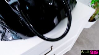 Petite Stepsis Juniper Ren Gets Fucked in Her Tight Snatch by Stepbro - S35:E4