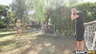 BANGBROS - Alice Fantasy X And Potro De Bilbao Have Hot Outdoor Sex After A Naughty Game Of Striptease