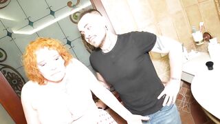 Crazy Stepdaughter - threesome! Stepmom Teaches Sex and Shares Cum with Big Ass Slutty Teen