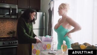 ADULT TIME - Slutty MILFs Penny Barber & Ryan Keely Have GROUP SEX WITH STEPSONS To Celebrate BDAY!