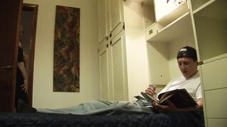 Be nice my boy and let your stepmom ride your cock