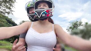 My stepmother picks me up after university