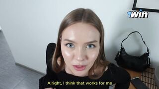 Rent Too High? She Paid with Deepthroat and Pussy. Three Blowjobs - Real Life...