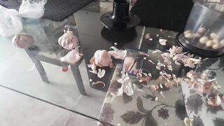 VAGABUNDA MOSTRA A BUCETA NO ESPELHO GOSTOSA