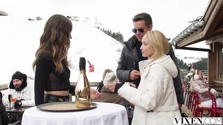 Insatiable Hope Has Passionate Threesome With Kelly And Her BF - Hope Heaven, Kelly Collins