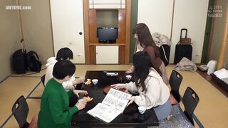 I Was Sandwiched Between My Mother's Busty Step Mom Friends At A Mixed Bathing Hot Spring And Made A Toy - Chitose Saegusa