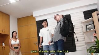 WE ENDED UP SHARING A BED WITH EMMA ANTURIN AND MR. GARRISON AND WE HAD A SNEAKY FUCK AFTER A FAILED