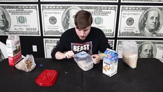 Mr.Beast ASMR: Jimmy eats cereal while nervously glancing left