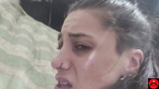 Romantic anal! Deepthroat and doggy style anal with cumshot in the ass