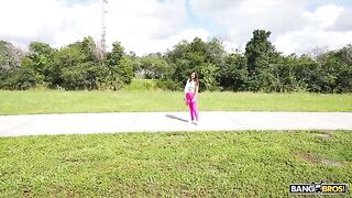 Misty Addams- Morning Stretches Over A Big Cock