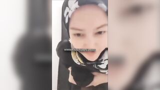 Hijaber Cantik VCS Colmek Di Toilet Umum