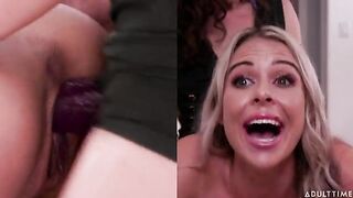 Ahegao Extreme Orgasms - Housewife's Strap Distraction